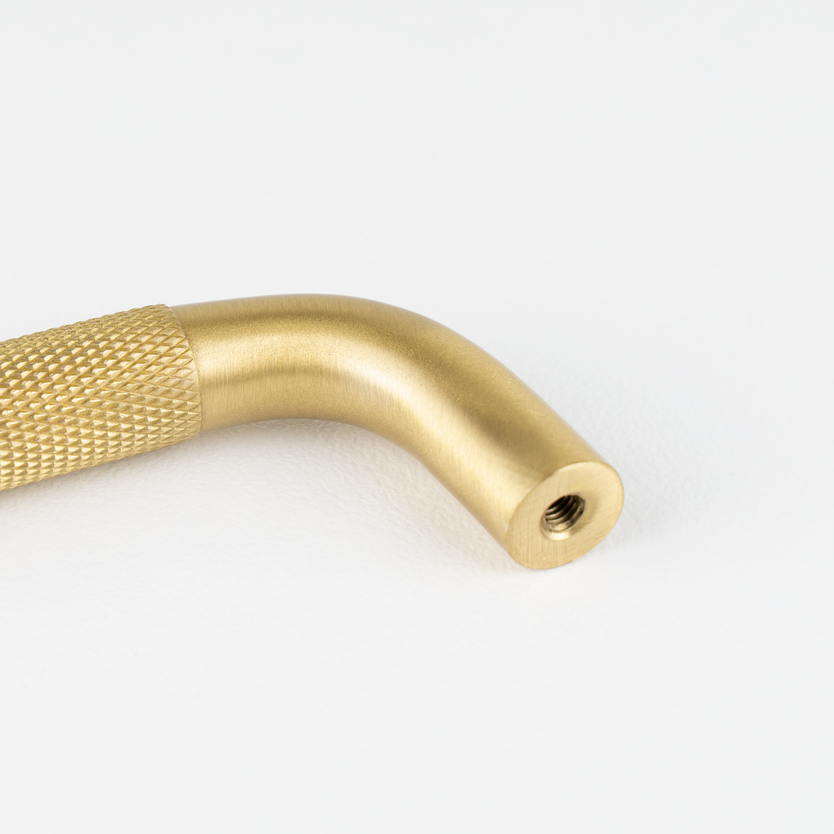 Ronde Knurled Pull | Brushed Brass