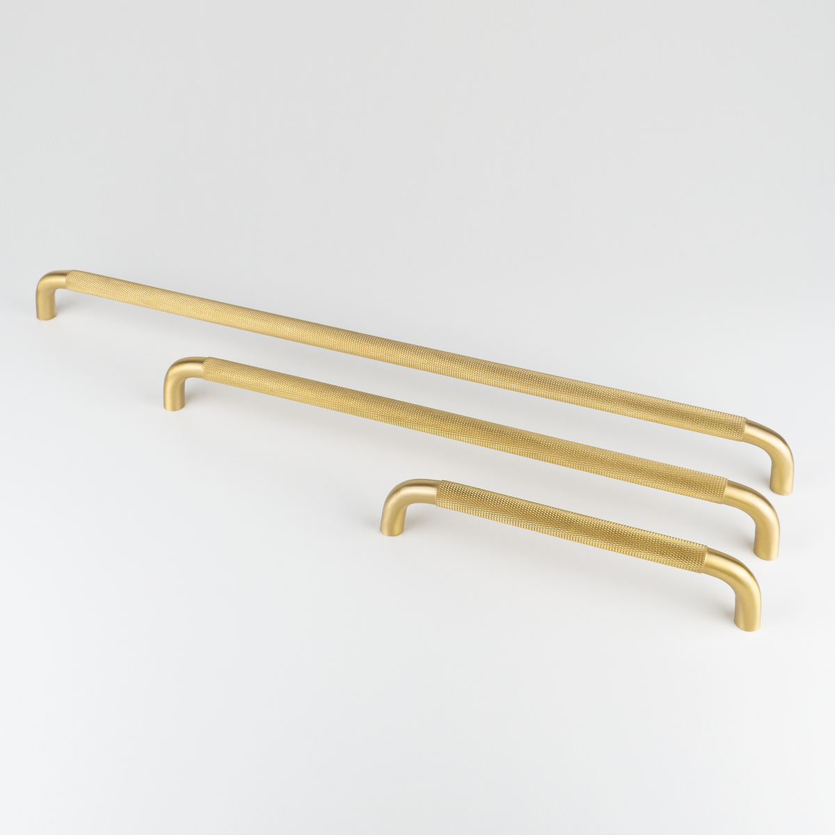 Ronde Knurled Pull | Brushed Brass