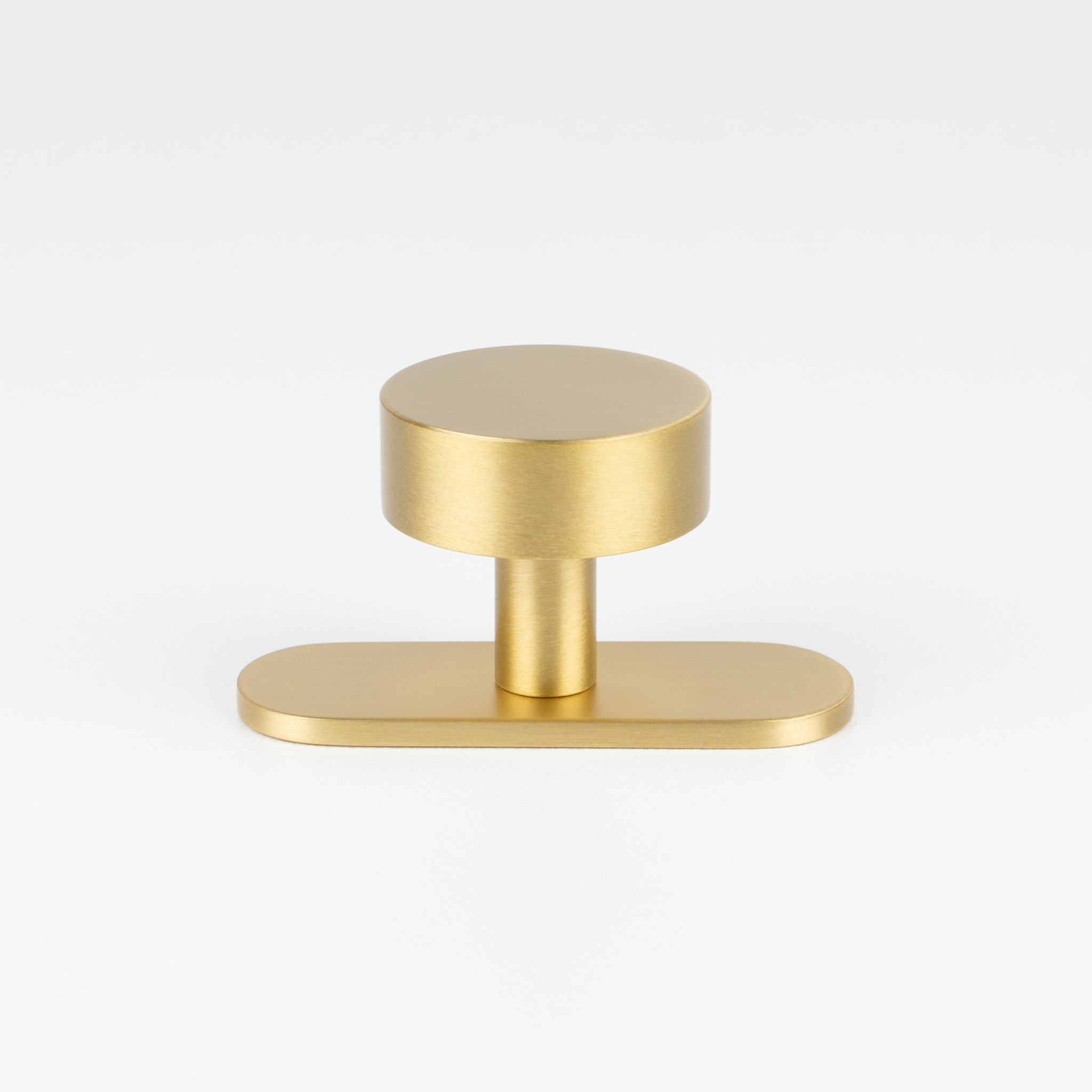 Ronde Linear Pull  Brushed Golden Brass - Heart Handles